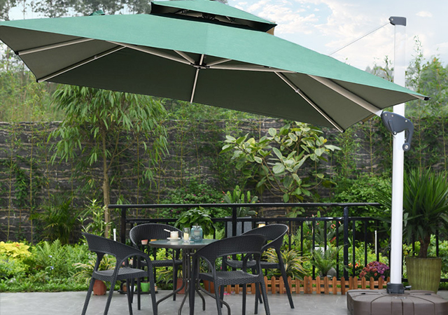 户外升级版抗风罗马伞