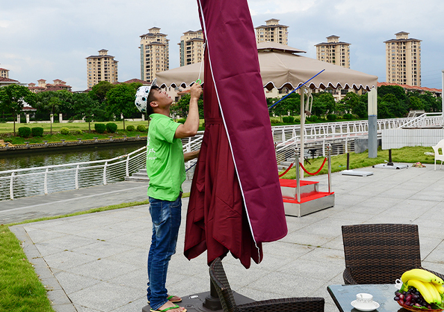 加厚遮阳伞套，户外摆摊防风挡雨大太阳伞罗马伞加厚伞套