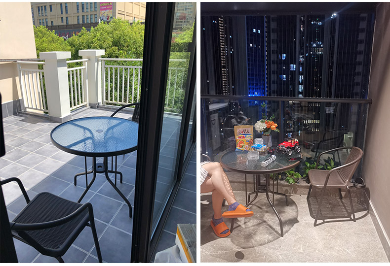 阳台小桌椅三件套