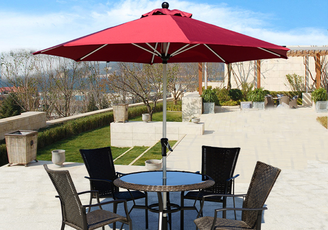 户外遮阳伞，罗马伞和中柱伞的区别你知道吗？